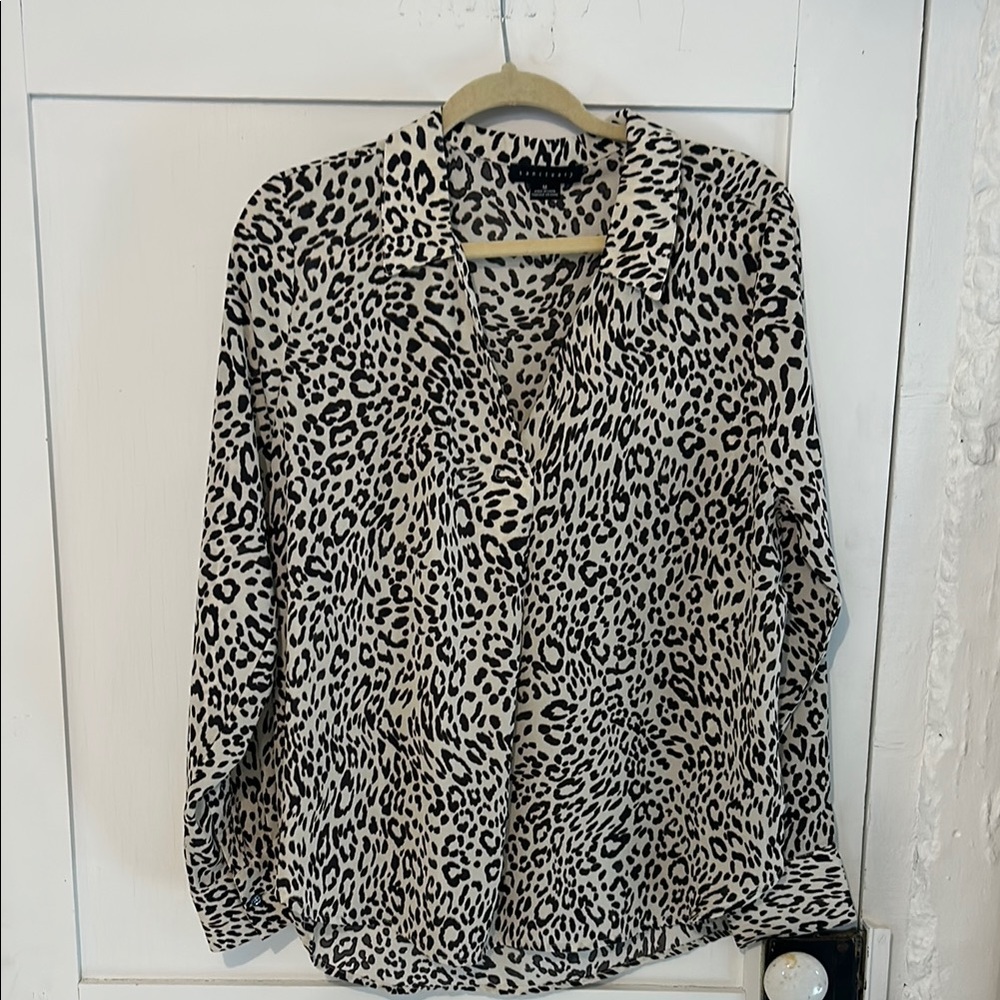 Sanctuary Leopard Print Blouse